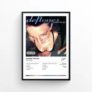 Deftones Around the Fur - Poster music - Deftones poster - Deftones album cover Around the Fur poster