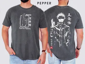 Retro Gojo Satoru Comfort Colors T-Shirt, Jujutsu Kaisen Tee, Anime Satoru Shirt, Satoru Hand Sign Tshirt, Gojo Six Eyes, Gift For JJK Fans, Anime JJK Shirt