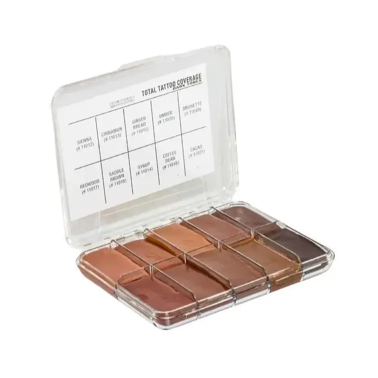 Pure As Rain Total Tattoo Palette - Dark Tones: Professional-Grade Pigments for Bold, Long-Lasting Tattoos