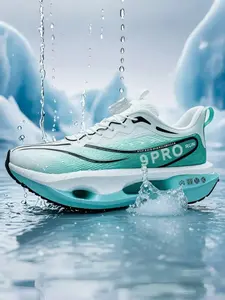 Anti-Slip Shock-Absorbing Carbon Plate Running Shoes, Tech Gradient Design, Large Size Comfort, Outdoor Running Fitness Fashion Essential, Sporty Running Shoes, Road Running Shoes