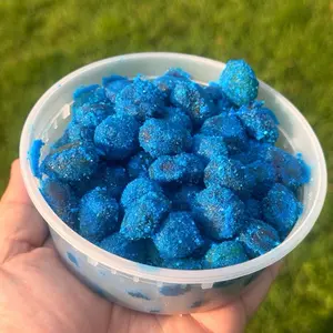 Gushers Gone Wild Blue Raz - Blue Gushers  Candy Snack Sweet Fruit