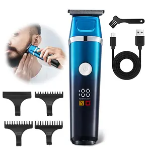 Gertzy Men's Electric Hair Clipper with Type-C Fast Charge, Two-In-One Home and Travel Design, Low Noise and Durable for Stylish Short Haircuts