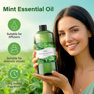 500ML Essential Oil Fragrance, Alcohol-Free, Bottle, for Diffusers & Humidifiers, Long-Lasting Home/car Scent, Various Scents Available
