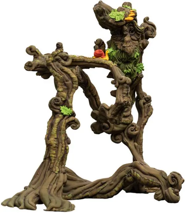 WETA Workshop Mini Epics - The Lord of the Rings Trilogy Treebeard Character-Based Display Figurine, Stylized Vinyl Collectible with Wooden Texture, Depicts Treebeard's Gentle Nature