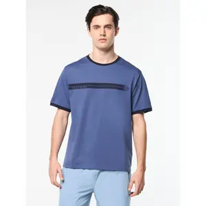 Leo T-Shirt- Blue Indigo