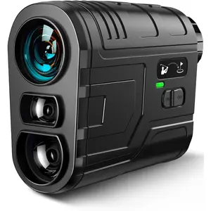 1200Yards Range Finder Golf with Slope, 7X Magnification Range Finder, Lightweight Portable Rechargeable Rangefinder, Flag Lock Vibration, Switch for Legal, Laser Range Finders for Hunt/Golf Accessory