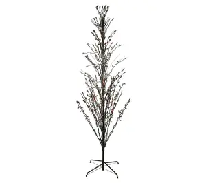 Northlight 6' Pre-Lit Cascade Halloween Twig Tr ee w/Lights
