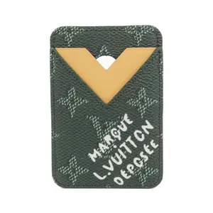 Pre-owned Louis Vuitton Canvas Small Leather Goods Monogram Heritage Card Case