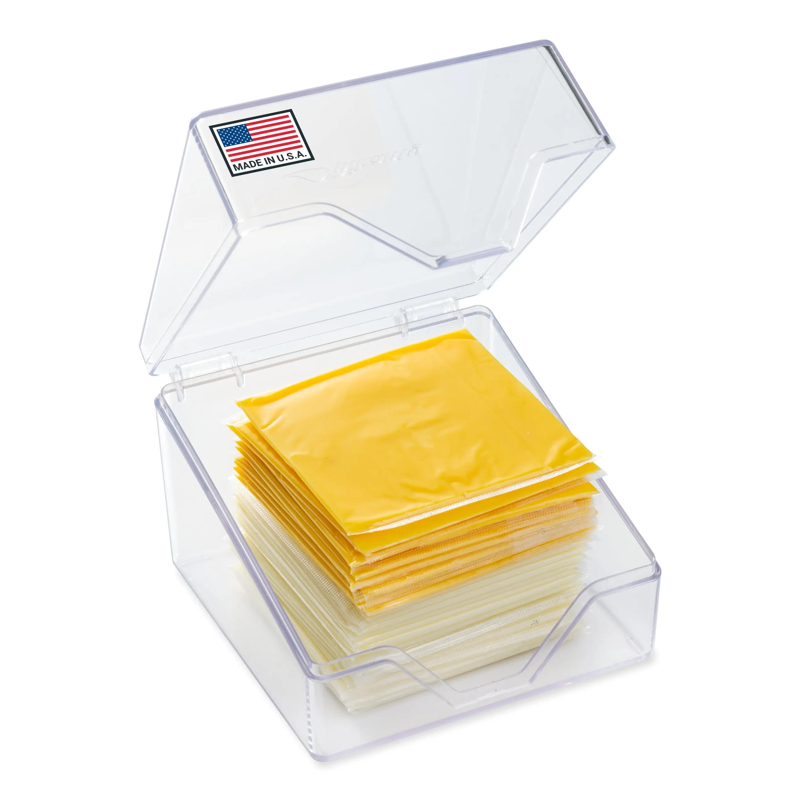 American Sliced Cheese Holder for Fridge American Sliced Cheese Holder for Fridge