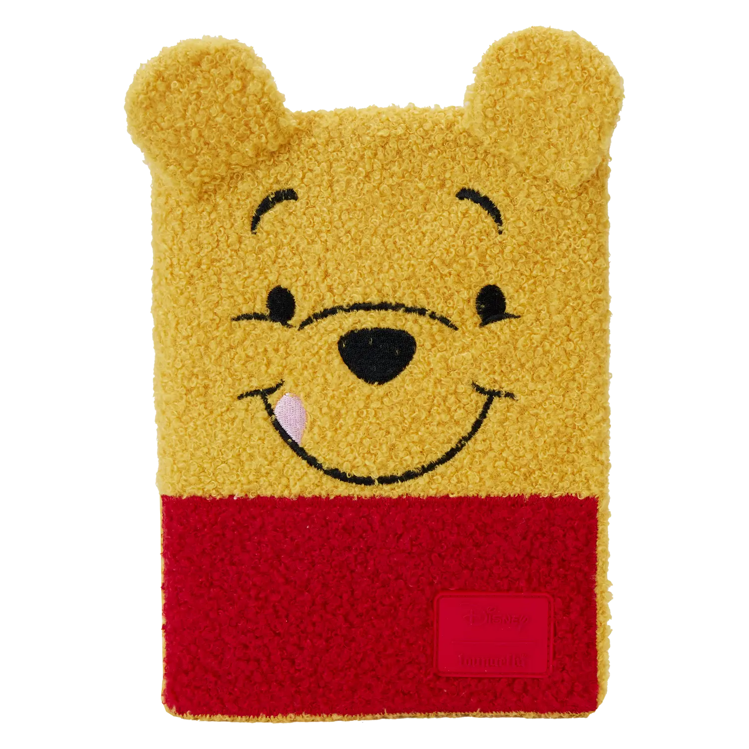 Winnie the Pooh Cosplay Plush Travel Notebook, Refillable Office Stationery Journal