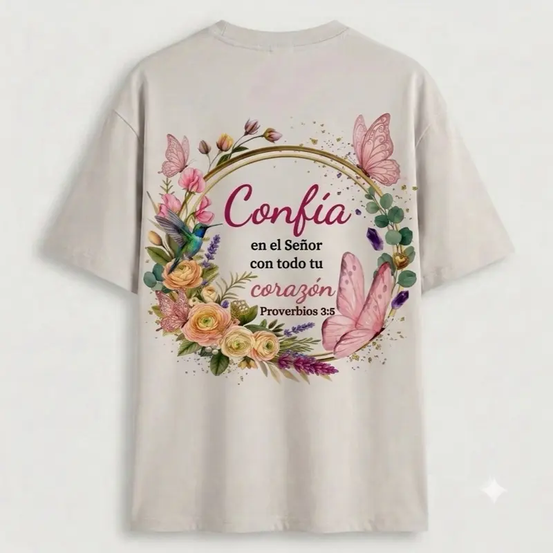VIVA | Camiseta Oversized “Confía en el Proceso” – 100% Algodón Premium