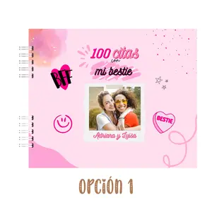 100 dates with my bestie / bestie gift / gift for best friend / 100 dater with my best friend