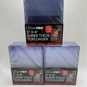 Ultra Pro 3X4 Super Thick Toploaders 120pt Point 3 Packs of 10 for Thick Cards