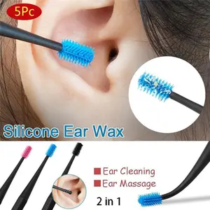 5-Pack Soft Silicone Ear Cleaning Set, Safe Ear Wax Removal, Easy Ear Hygiene, Gentle on Ears, Perfect for Daily Use