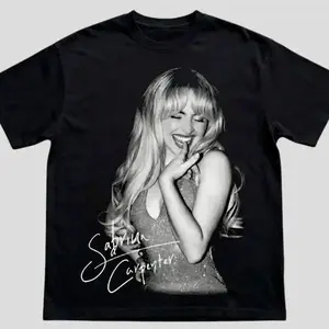 Vintage Graphic Sabrina T-Shirt,Carpenter Shirt, Short N Sweet Tour Merch, Concert Fans, House Tour Shirt,Y2k Style Clothing Unisex For Men & Women 0CE BH1 T7Y
