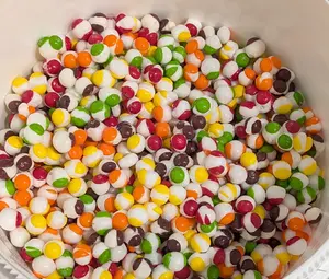 Polar Freeze Dried Rainbow Bites Candy - Crunchy Snack in 2oz and 8oz sizes - Original or Wild Berry Flavor - Resealable Bags