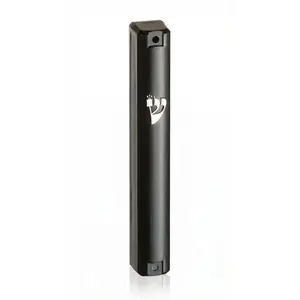 Black Lucite Mezuzah