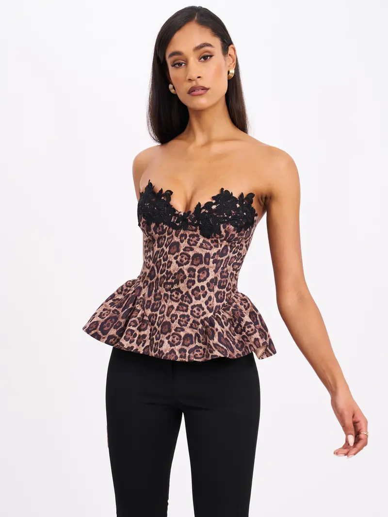 Peplum lace top - TikTok Shop