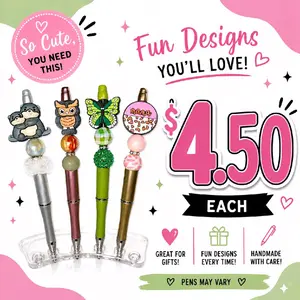 Handmade Beaded Pens