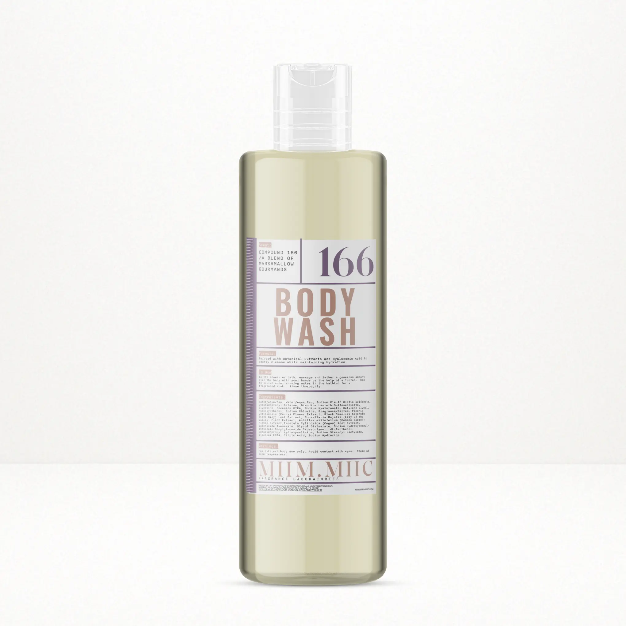 No 166 MARSHMALLOW GOURMAND Deep Hydrating Body Wash