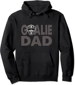 Ice Hockey Goalie Dad Pullover Hoodie - Angelicachi Shop 86B07YDGN1VQ