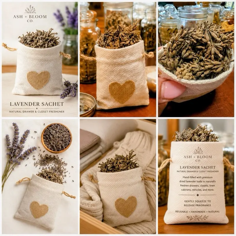 Lavender Sachet – Natural Drawer & Closet Freshener