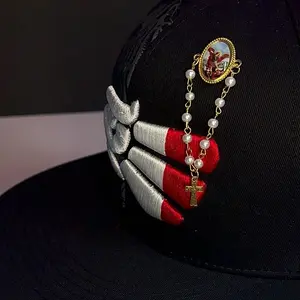 Religious Hat Pins - Golden Cross Design