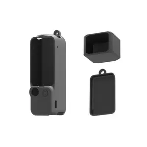 PULUZ Silicone Protective Case for Osmo Pocket 3, Lens & Touch Screen Protective Cover, Camera Accessories for Osmo Pocket 3, Smartphone, Protector