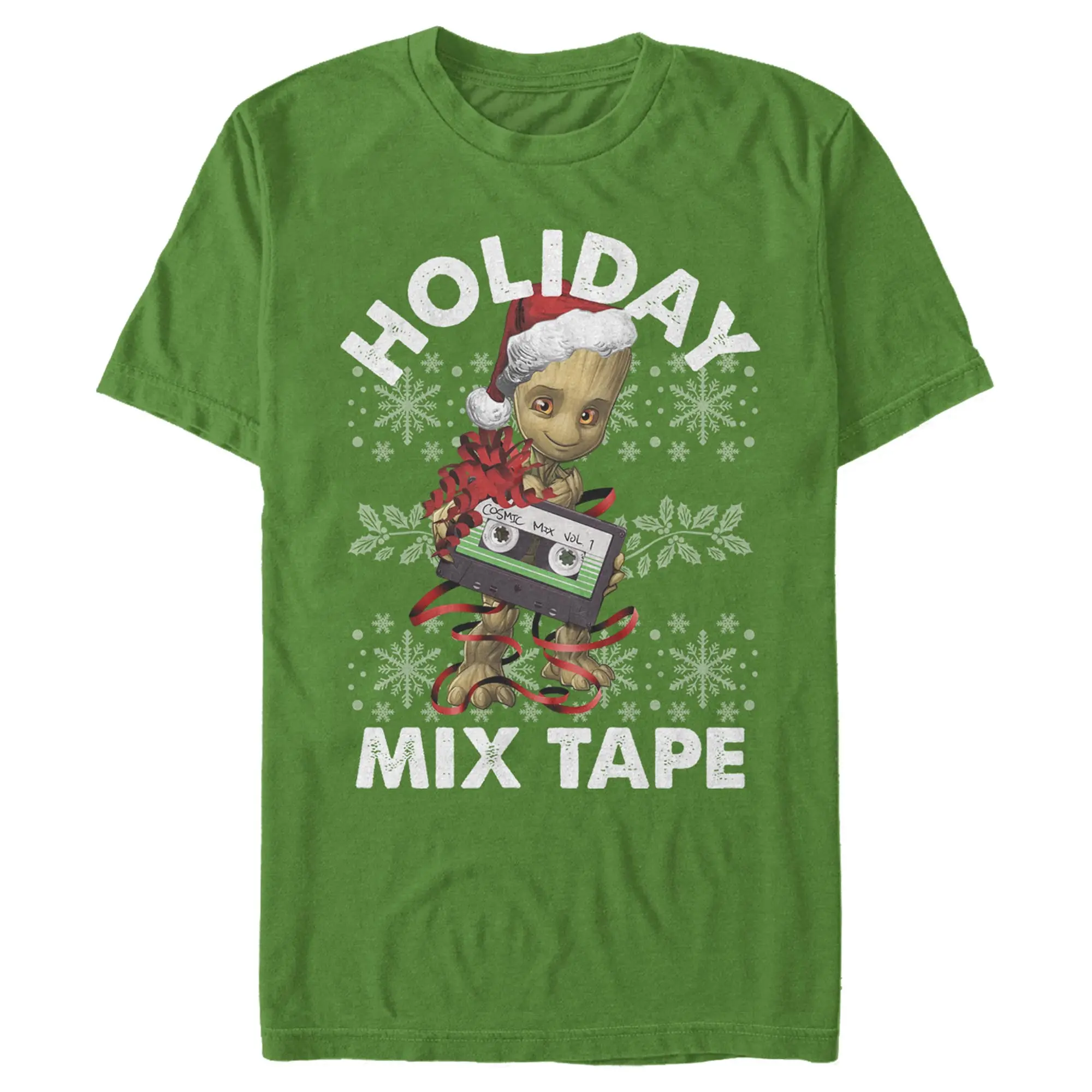 Men's Marvel Groot Holiday Mixtape T-Shirt