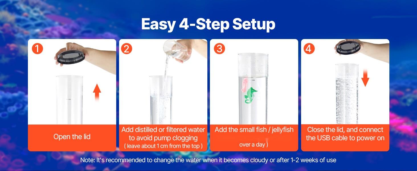 Bubble Tube Lamp 16-Color 5 Foot Sensory Aquarium Lamp For Relaxation Calming Mood Lighting LED Water Feature With Soothing Bubble Tubes For Visual Stimulation In Sensory Rooms Home Decor Nursery And Therapy