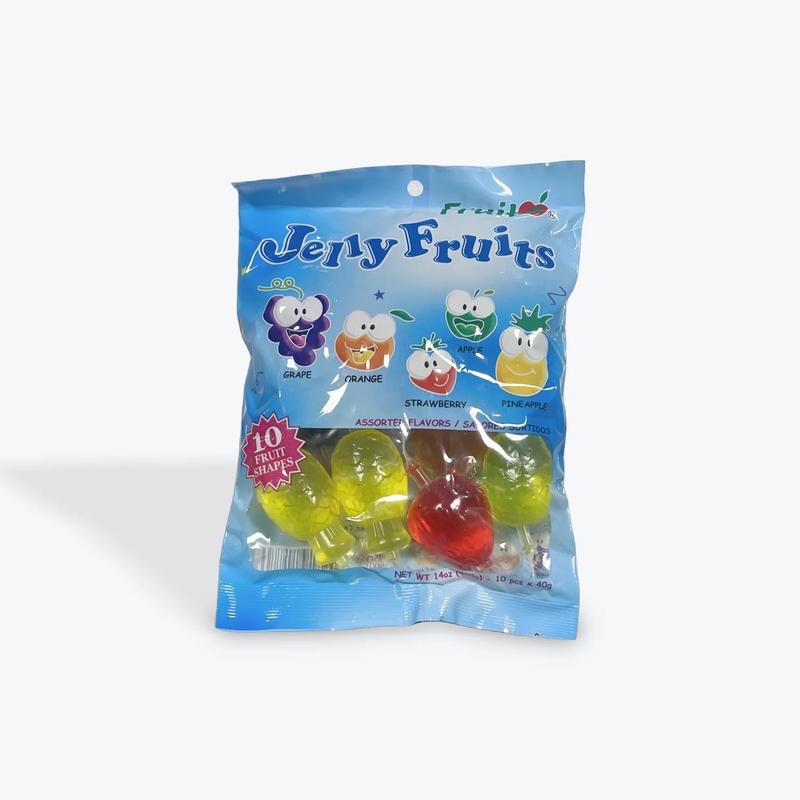 Juicy Jelly Fruits - Jelly with Unique Flavors - Fruity Snack for All Occasions - No Caffeine - Strawberry - 24 Months - No Warranty