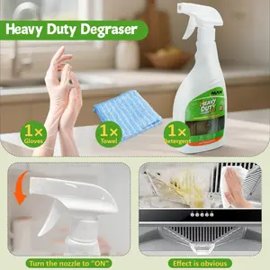 NUAN Grease Remover – Quick, effective solution for stoves, ovens, and kitchen hoods.-MY0522