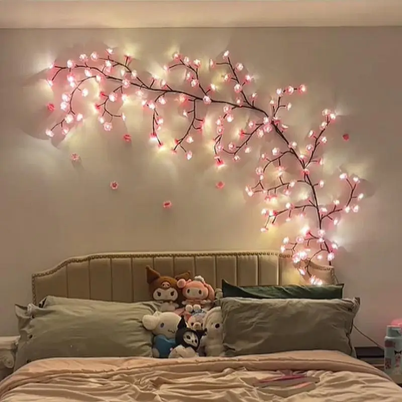 LED Tree Shaped Design String Light, Waterproof USB Power LED Light Strips, Decorative Wall Lamp for DIY Wreath, LED Ambient Light for Room Decor, Wed