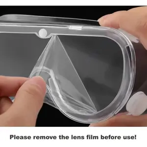 Safety Goggles Anti-Fog, Ventilated Design, Durable, Protective, Fits over Prescription Glasses, Adjustable Strap, Dust & Droplet Protection for Industrial, Laboratory, DIY Use