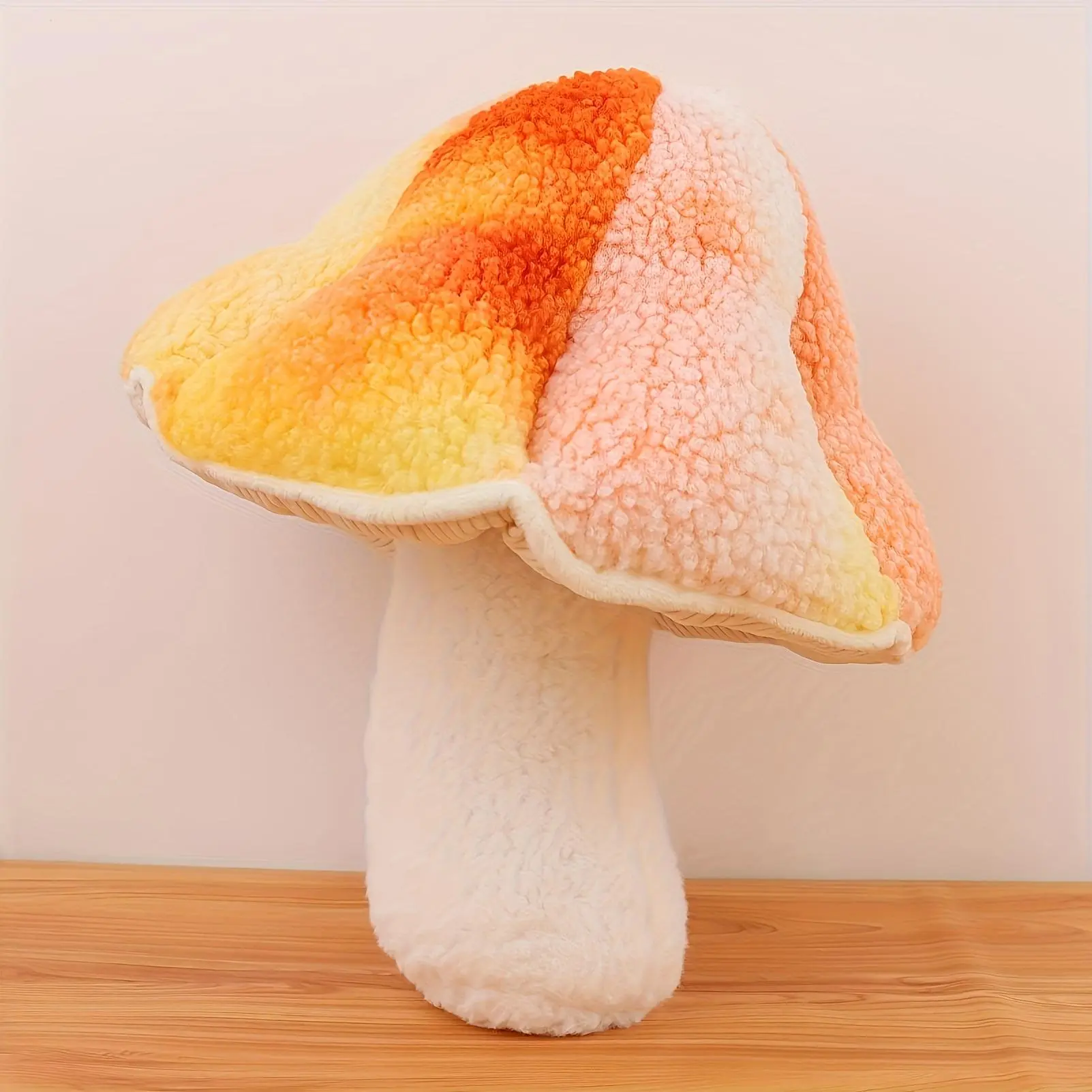 27cm/10.6in Whimsical Stuffed Mushroom Plush Toy, Room Decor Sofa Cushion, Creative Home Accent for Christmas Gifts, Whimsical Home Decor