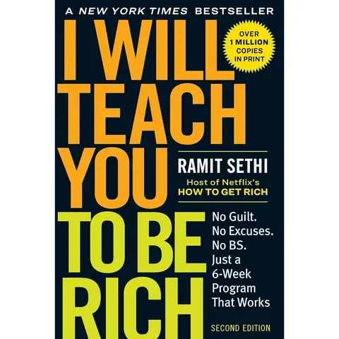 I Will Teach You to Be Rich English Book - Ramit Sethi Revised 2nd Edition Soft Cover, 352 Pages, Modern Finance & Investment Guide, Guilt-Free Spending, Automated Growth, 6-Week Effective Program (For Personal Finance Enthusiasts), Revised Edition