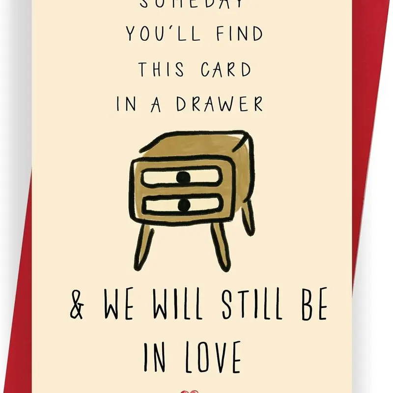 Halloween Fall Gift Funny Anniversary Card – Romantic Gift for Him or Her, Husband, Wife, Boyfriend, or Girlfriend