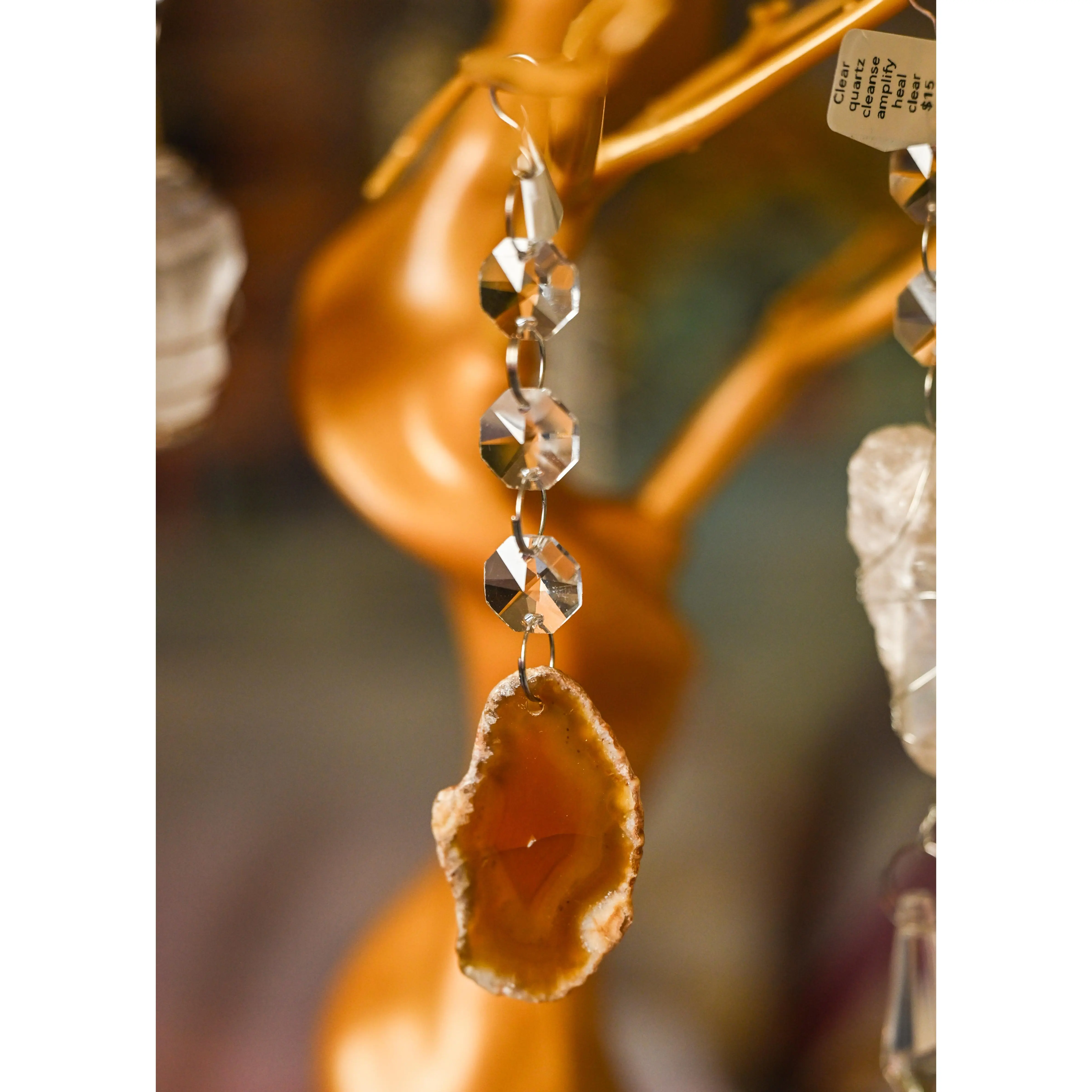 Yellow Agate Mini Suncatcher