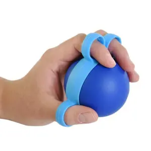 Ergonomic Finger & Grip Strength Training Ball, Portable Silicone Hand Exerciser, Stress Relief Hand Muscle Rehabilitation Tool, Ideal Hand Therapy Sports Ball for Gym Office Daily Recovery & Anxiety Relief