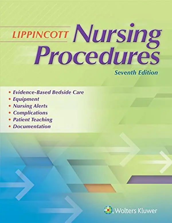 Used English Book - Lippincott Nursing Procedures (Paperback) for Nurses, Includes Equipment & Documentation, Good/VG Condition, Seventh Ed.