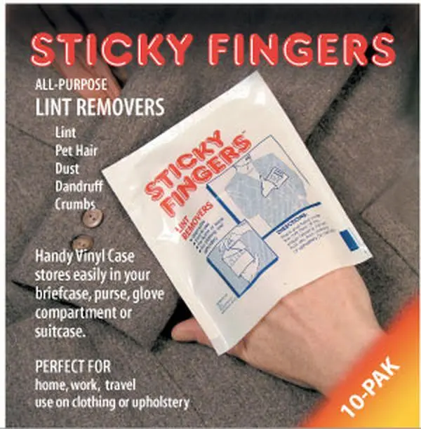 212 MAIN Miracle Point SF-20 Sticky Fingers Refill Kits - Set of 3 Household Detergent Refills, 2-Backing Sets, Vinyl Casing, for Clothes Cleaning
