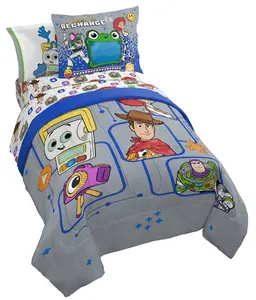 Jay Franco Official Disney Pixar Toy Story 5 Bed Set