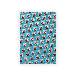 Santa Christmas & Hanukkah wrapping paper, Gift Wrapping Paper Roll for Chrismukkah, Festive Gift Wrap, Holiday Gifts, Special Events