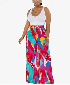 Women casual floral pants