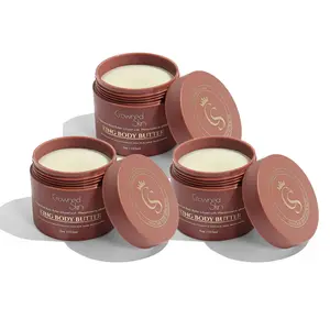 Crowned Skin King Body Butter, WarmSandalwood & Musk Scent, Organic Shea &Mango Butter Moisturizer for All Skin Types 150ml