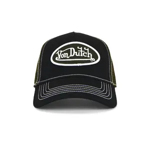 Von Dutch Staple Trucker Hat in Enigma Stone