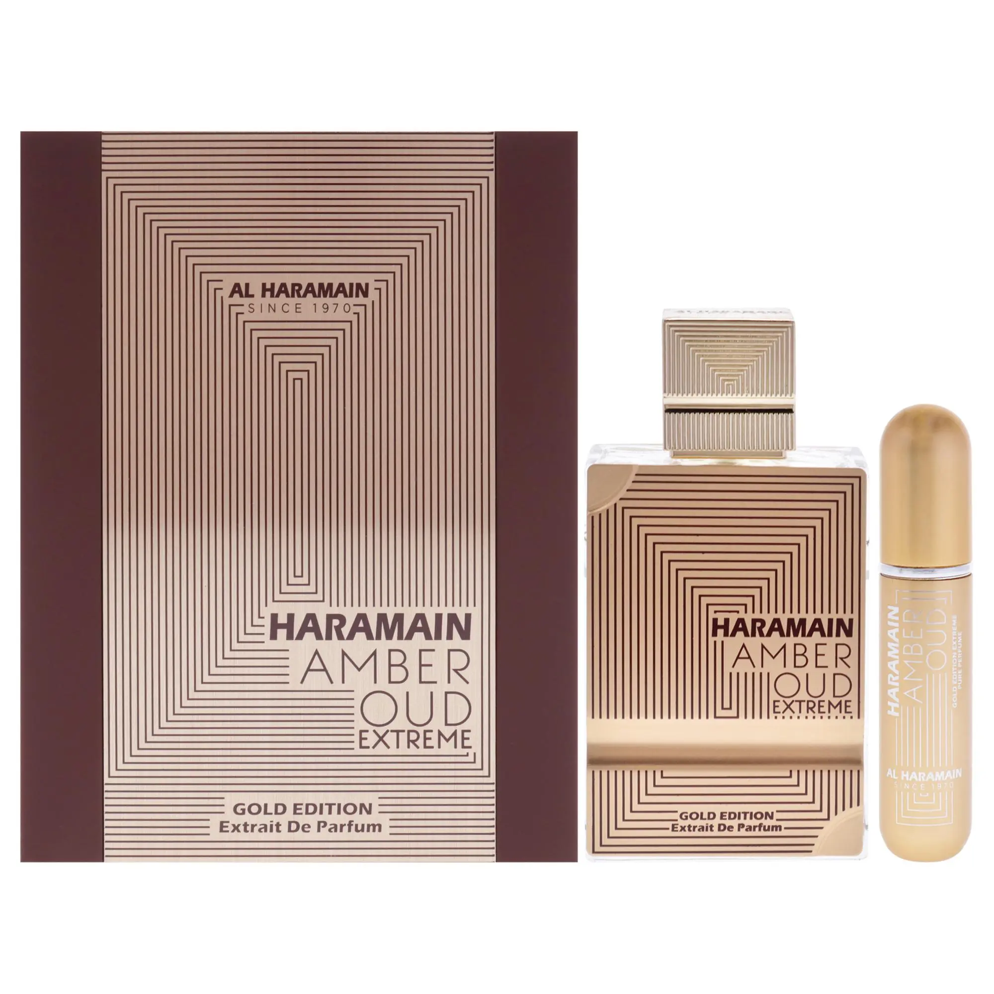 Al Haramain Amber Oud - Gold Edition Extreme Unisex 2 oz Extrait De Parfum Spray - Gold Unisex Fragrance, Amber Intense Scent, Long-Lasting & Intense Perfume, Luxurious & Bold Aroma, Extract Spray Form, Amber Intense Unisex Fragrance