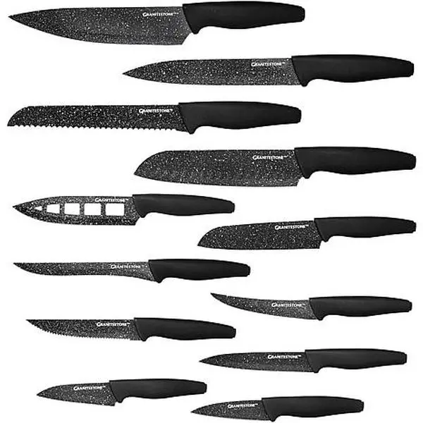Granitestone NutriBlade 12-Piece Stainless Steel Knife Set