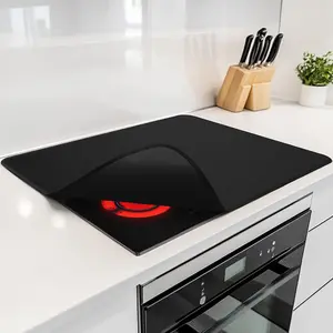 Fireproof Electric Stove Top Cover, Heavy Duty Double 29.5x21 Inches Pad for Glass Top Stove, Heat Resistant GlassTop Stove Mat, Kitchen Flat Cooktop Protector for