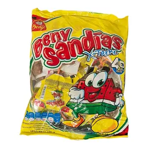 Beny Sandia Watermelon Flavor Lollipops 40ct Candy Snack
